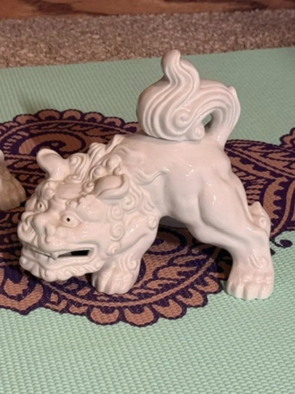 Pair of Foo Dog White Royal Seoul